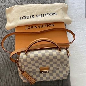 Louis Vuitton Croisette Damier Azur Canvas - Authentic